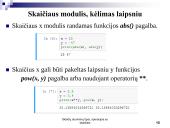 Skaičių duomenų tipai, operacijos su skaičiais 12 puslapis