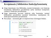 Skaičių duomenų tipai, operacijos su skaičiais 15 puslapis