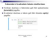 Skaičių duomenų tipai, operacijos su skaičiais 17 puslapis