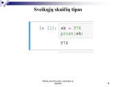 Skaičių duomenų tipai, operacijos su skaičiais 4 puslapis