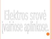 Elektros srovė įvairiose aplinkose 1 puslapis