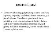 Medicinos etikos principai (skaidrės) 18 puslapis
