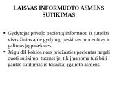 Medicinos etikos principai (skaidrės) 20 puslapis