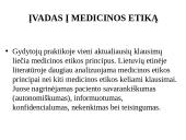 Medicinos etikos principai (skaidrės) 3 puslapis