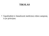 Medicinos etikos principai (skaidrės) 4 puslapis