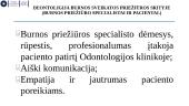 Burnos Priežiūros specialisto profesinės deontologijos ypatumai 8 puslapis