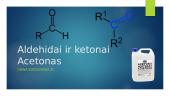Aldehidai ir ketonai. Acetonas