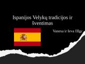 Ispanijos Velykų tradicijos ir šventimas
