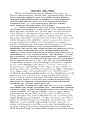 Meilės tema literatūroje (Šatrijos Ragana, M. Katiliškis)