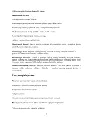 Vidaus ligų kineziterapijos praktikos ataskaita 3 puslapis