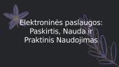 Elektroninės paslaugos: paskirtis, nauda ir praktinis naudojimas