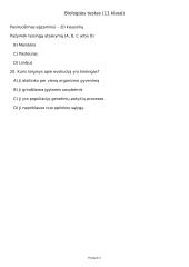 Biologijos testas (11 klasė) 5 puslapis