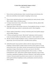 Ar žiauri tikrovė gali pakeisti žmogaus vertybes? (B. Sruoga, A. Škėma)