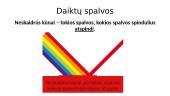 Šviesos spektras. Spalvos 9 puslapis