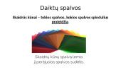 Šviesos spektras. Spalvos 10 puslapis