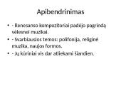 Renesanso kompozitoriai 9 puslapis