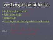 Verslo organizavimo formos (pristatymas) 2 puslapis