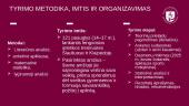 Paauglių (14-17 metų) dalyvavimo lengvosios atletikos treniruotėse poveikis jų asmeniniams prioritetams ir motyvacijai. Skaidrės 4 puslapis