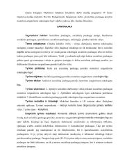 Socialinių paslaugų poreikis moterims sergančioms onkologine liga