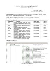 Ethernet tinklo protokolų ir paketų analizė