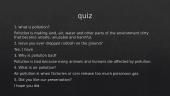 Skaidrės anglų k.: Pollution 13 puslapis