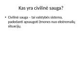 Civilinė sauga: signalai ir ekstremalių situacijų rūšys 2 puslapis