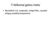 Civilinė sauga: signalai ir ekstremalių situacijų rūšys 12 puslapis