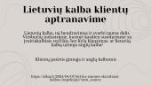 Lietuvių kalbos iššūkiai viešbučių industrijoje 9 puslapis