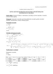 Kūno pagreičio matavimas apverčiamąja ir matematine svyruokle