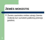 Žemės mokestis. Skaidrės 4 puslapis