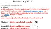 Atomų virsmai. Skaidrės 2 puslapis