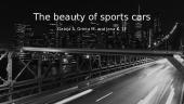 The beauty of sports cars