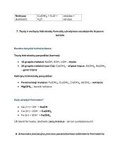 Chemijos 9 kl. kurso santrauka 8 puslapis