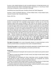 Žiedinio vartojimo elgsenos, ją lemiančių veiksnių ir vartotojų  suvokiamos vertės sąsajos 3 puslapis