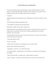 Lietuvių liaudies pasaka ,,Lapė gudragalvė“: grožinio kūrinio metodinis aprašymas, neišplėstinių sakinių išplėtimas klausimų pagalba