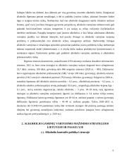 Alkoholio gaminių vartojimo mažinimo strategijos ir situacija pasaulyje ir Lietuvoje 5 puslapis