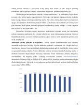 Alkoholio gaminių vartojimo mažinimo strategijos ir situacija pasaulyje ir Lietuvoje 8 puslapis