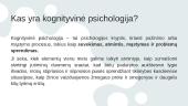 Kognityvinė psichologija 2 puslapis