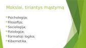 Mąstymas ir kalba (skaidrės) 5 puslapis