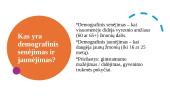 Kas yra demografinis senėjimas ir jaunėjimas? 2 puslapis
