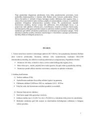 Baltijos jūros Lietuvos priekrantės būklės vertinimas naudojant populiacinius indeksus 11 puslapis