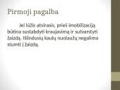 Pirmoji medicinos pagalba sumušimų, žaizdų ir kaulų lūžių atvejais 17 puslapis
