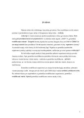 Genetiškai modifikuotas maistas. Referatas 2 puslapis