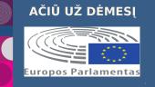 Europos Parlamentas. Skaidrės 9 puslapis