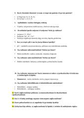 Biologijos testo klausimai apie ląstelę 6 puslapis