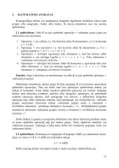 Asimetrinio šifravimo sistemos, paremtos nekomutatyviais kriptografijos metodais, sukūrimas ir savybių tyrimas 12 puslapis