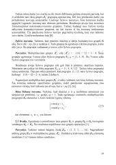 Asimetrinio šifravimo sistemos, paremtos nekomutatyviais kriptografijos metodais, sukūrimas ir savybių tyrimas 18 puslapis