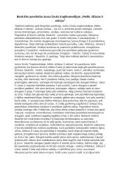 Beatričės paveikslas Juozo Grušo tragikomedijoje „Meilė, džiazas ir velnias“