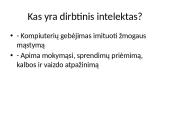 Dirbtinis intelektas mūsų kasdienybėje 2 puslapis