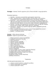 Ekologija - konspektas